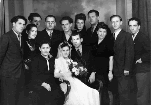 The Wedding of David and Manya Jagoda, Munchberg, Germany 1946